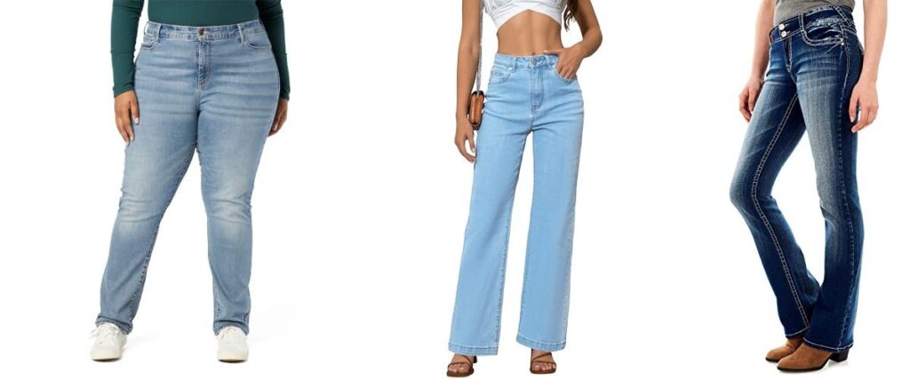 Jeans For Thick Thighs combined image