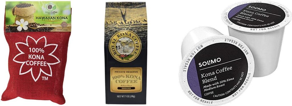 Kona Coffee combined image