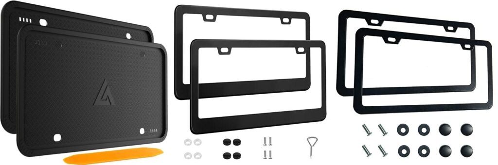 License Plate Frames combined image