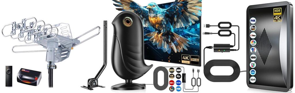 Long Distance Tv Antenna combined image