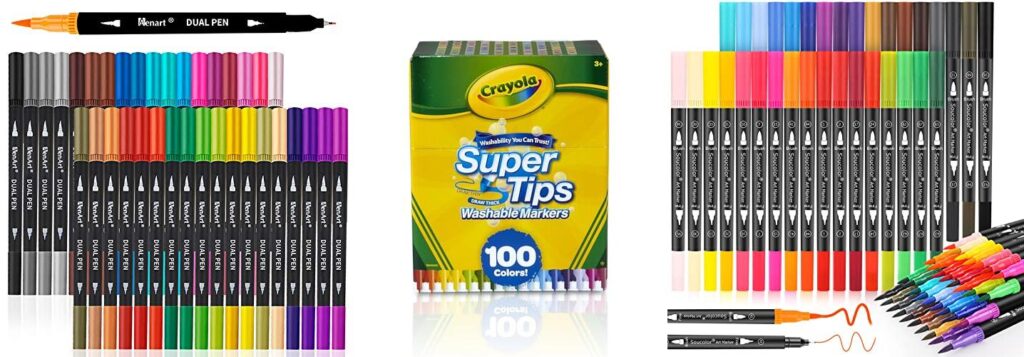 Markers For Coloring combined image
