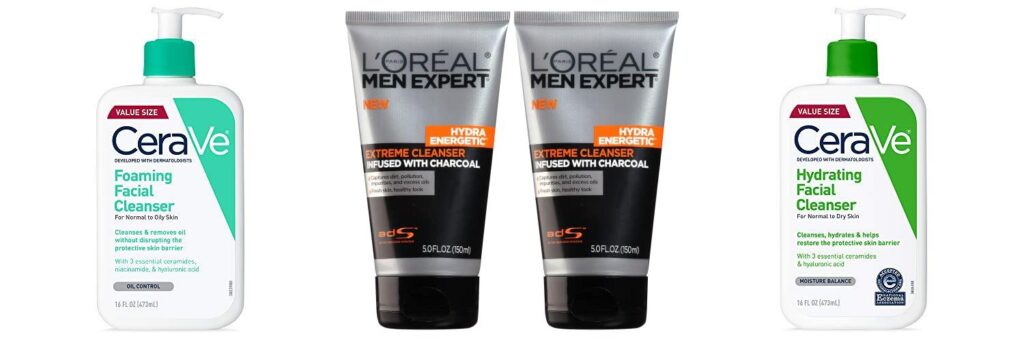 Top 5 Men's Facial Cleansers: Reviews & Buyer's Guide For Men 2 MenS Facial Cleanser combined image