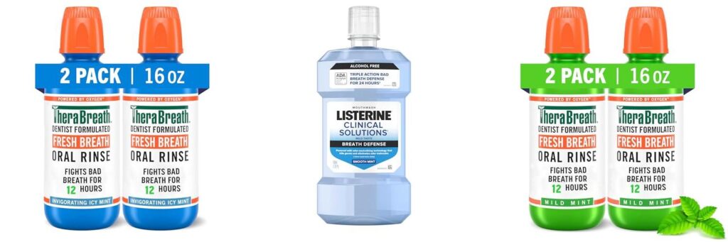 Mouthwash For Bad Breath combined image