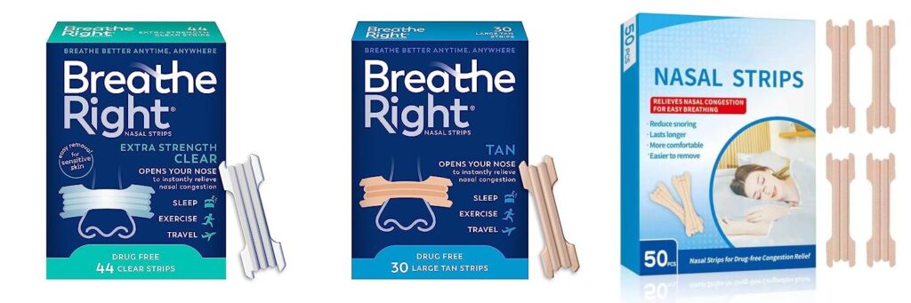 Nasal Strips combined image