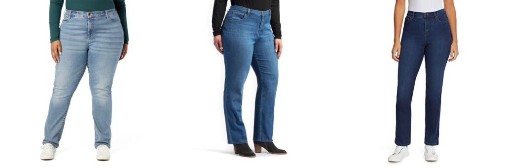 Plus Size Jeans combined image