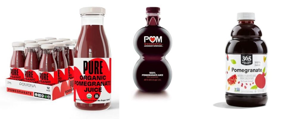 Pomegranate Juice combined image