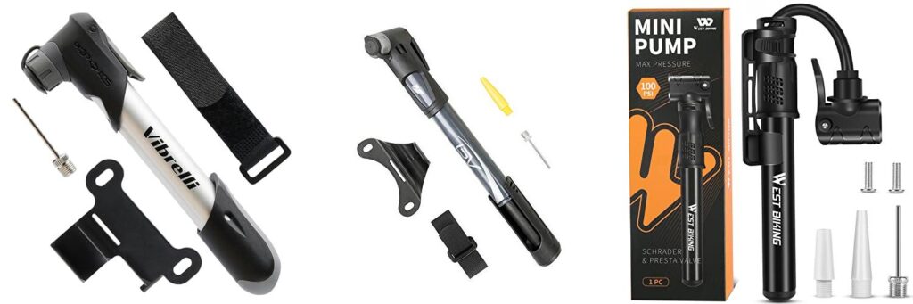 Portable Bike Pump combined image
