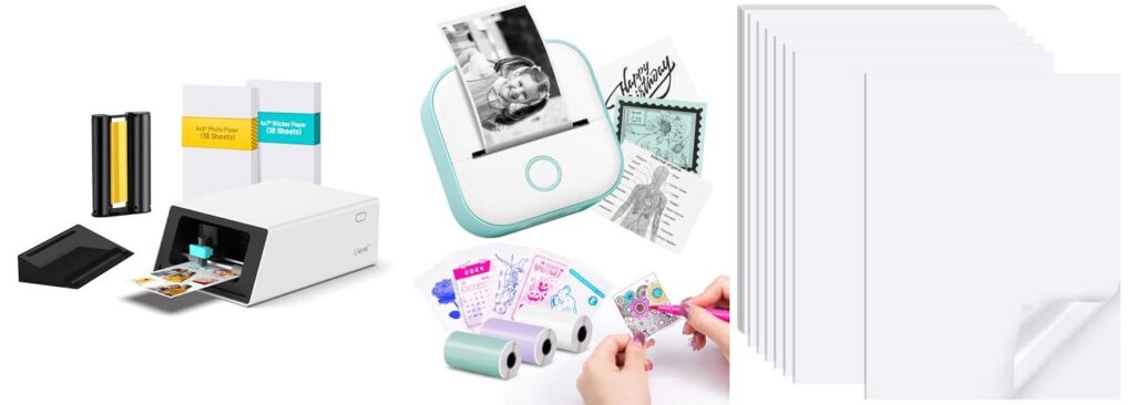 Printer For Making Stickers combined image