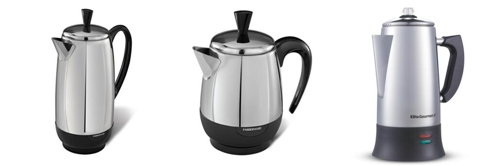 Rated Electric Percolator combined image