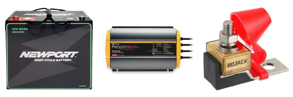 Rated Marine Battery combined image