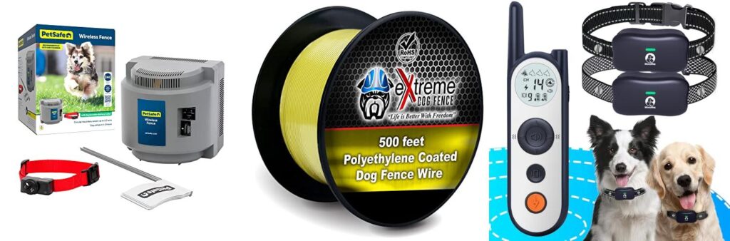 Rated Wireless Dog Fence combined image