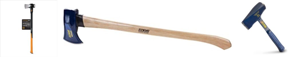 Rated Wood Splitting Maul combined image