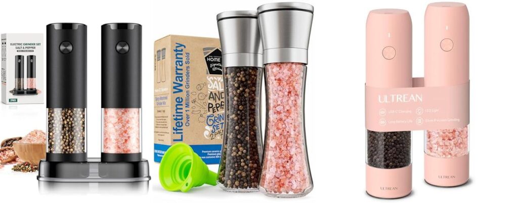 Salt Pepper Grinder combined image