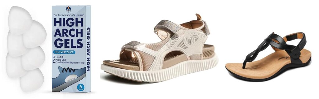 Sandals For High Arches combined image