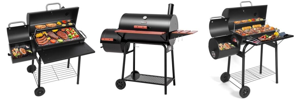 Smoker Barbeque Grill combined image