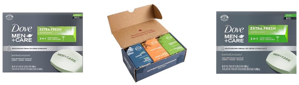 Soaps For Men combined image