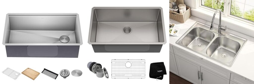 Stainless Kitchen Sinks combined image