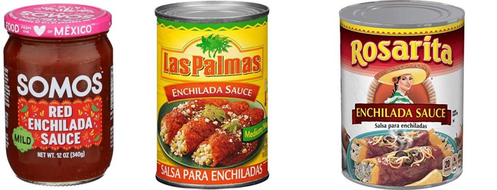 Store Bought Enchilada Sauce combined image