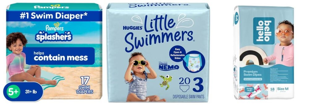 Swim Diapers combined image