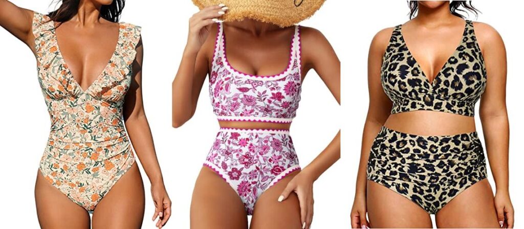 Swimwear For Big Bust combined image