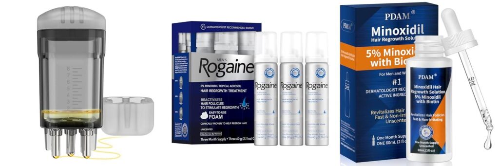 Time To Apply Minoxidil combined image