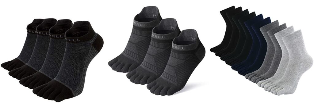 Toe Socks combined image