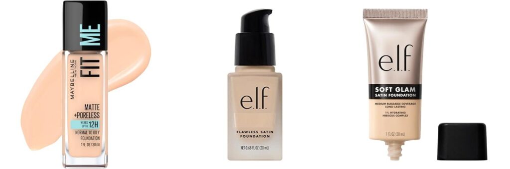 Water Based Foundation combined image