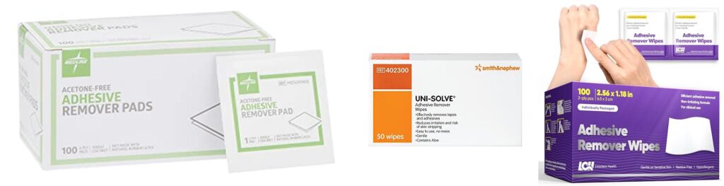 Adhesive Remover For Skin combined image