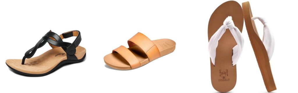 Arch Support WomenS Sandals combined image