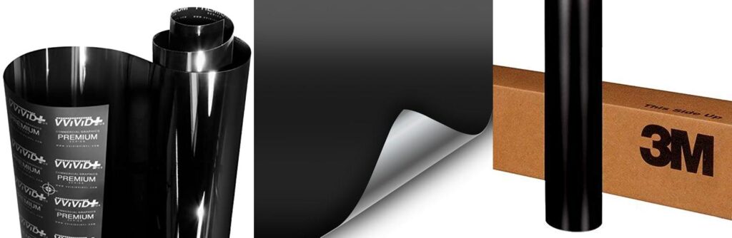 Automotive Vinyl Wrap combined image