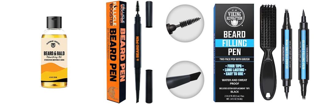 Beards For Bald Men combined image