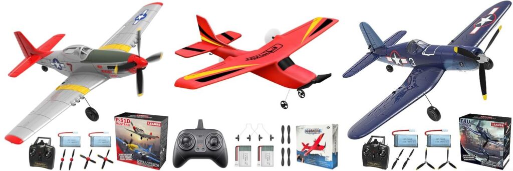 Beginner Rc Airplane combined image