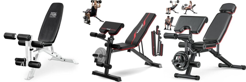 Bench With Leg Extension combined image