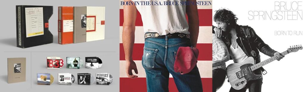 Bruce Springsteen Album combined image