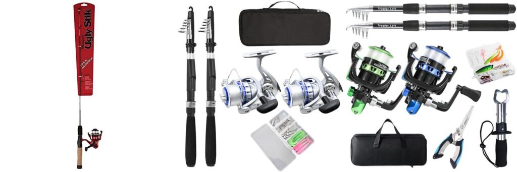 Budget Fishing Pole combined image