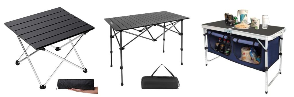 Camp Table combined image