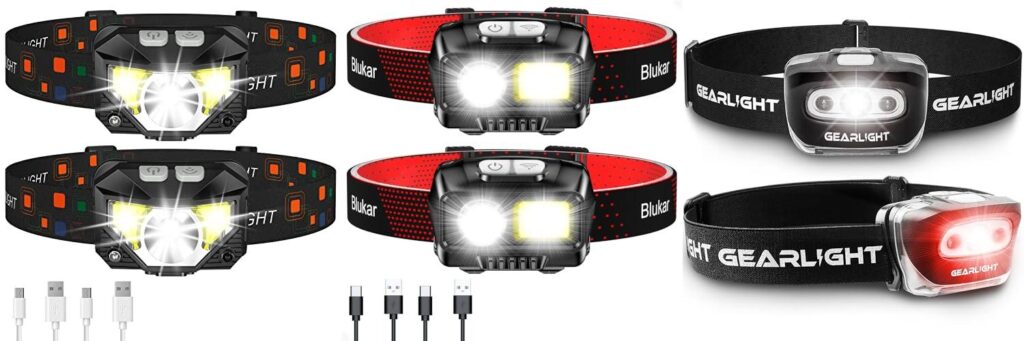 Camping Headlight combined image