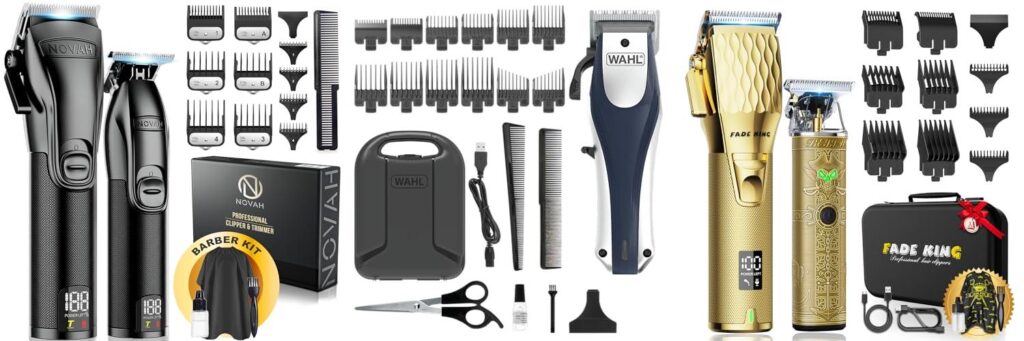 Cordless Clippers Barber combined image