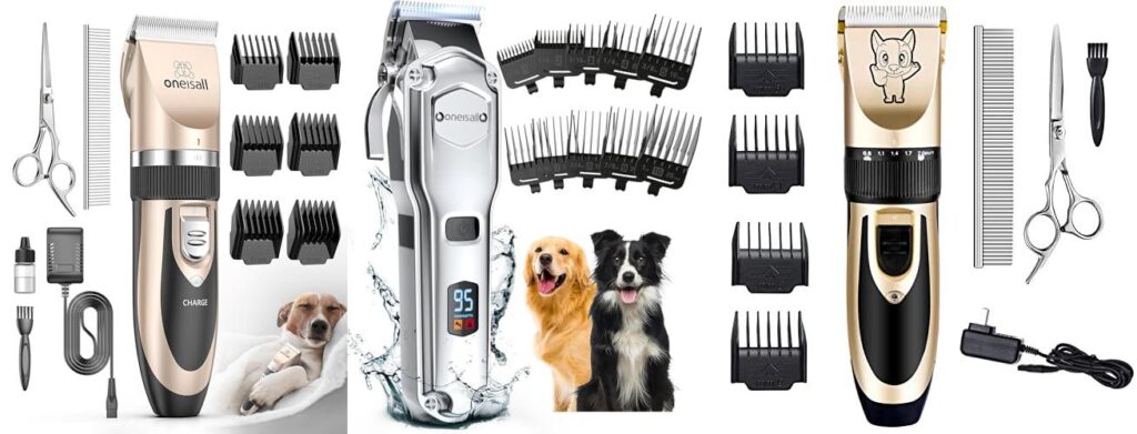 Cordless Dog Trimmer combined image