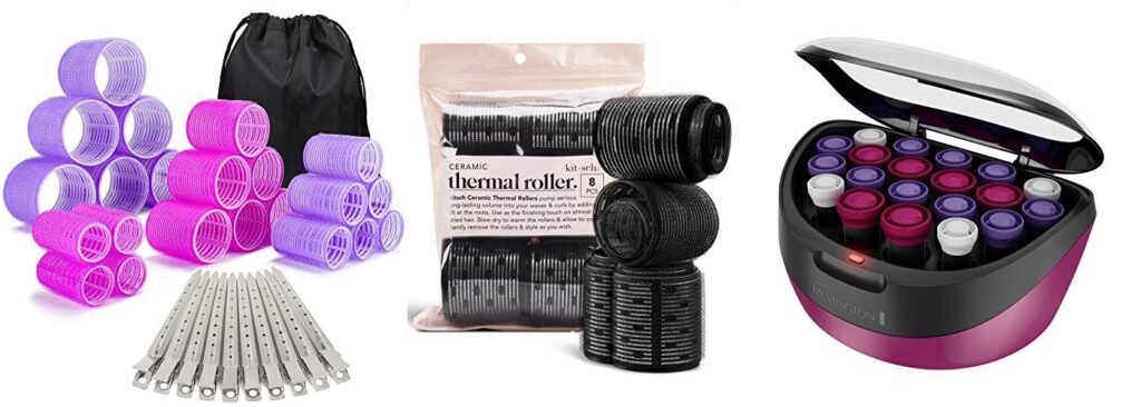 Curlers For Thick Hair combined image