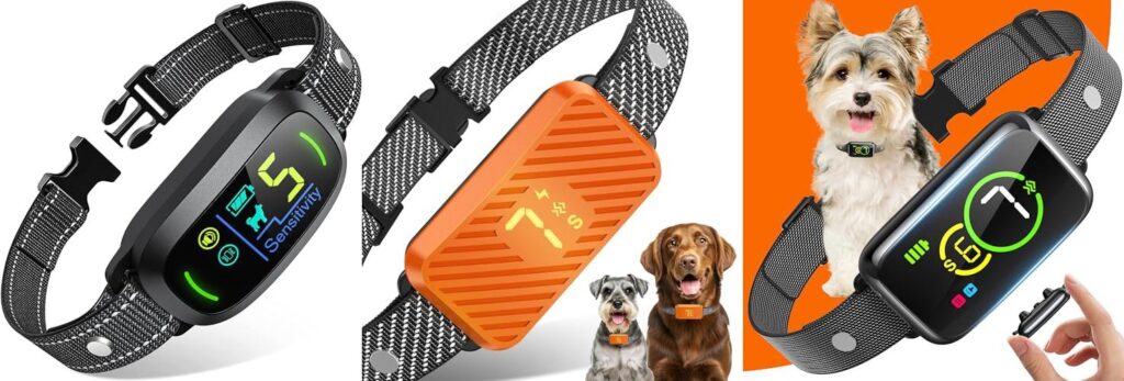 Dog Barking Collar combined image