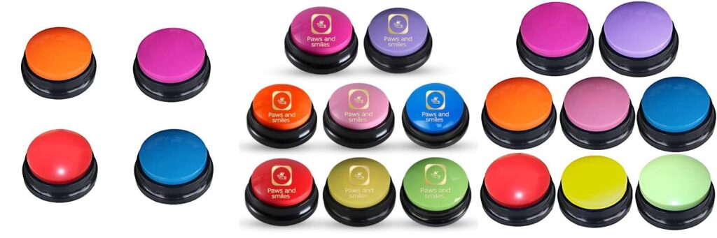 Dog Talking Buttons combined image