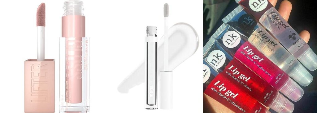Drugstore Lipgloss combined image