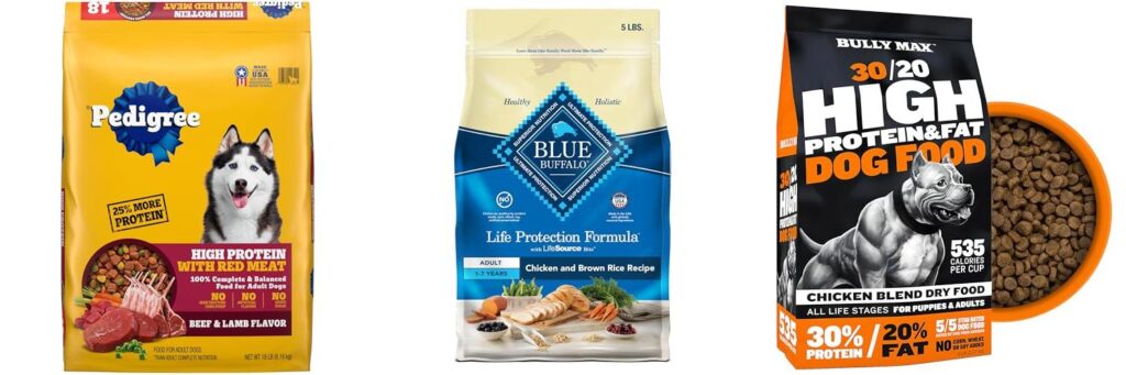 Dry Food For Pitbulls combined image