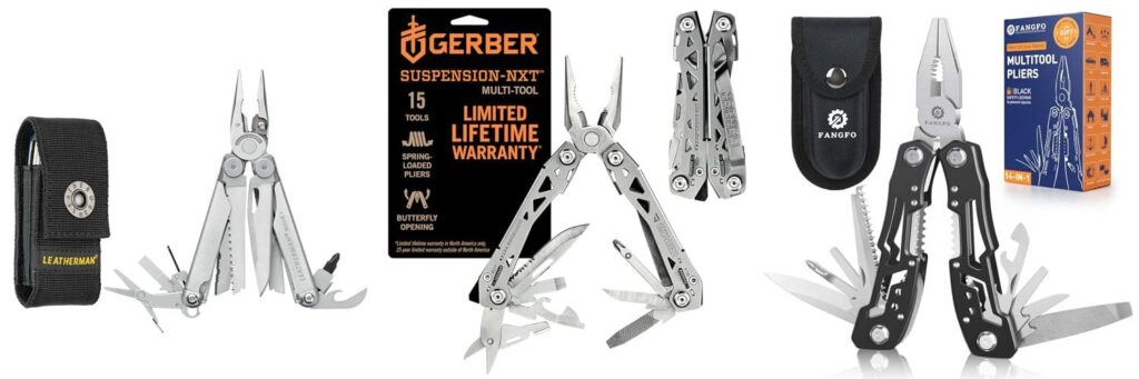 Everyday Carry Multi Tool combined image