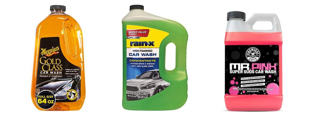 Foam Soap For Cars combined image