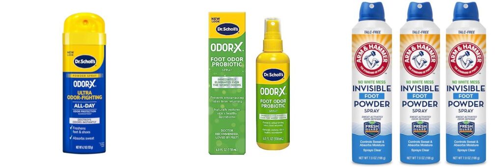 Foot Spray Odor combined image