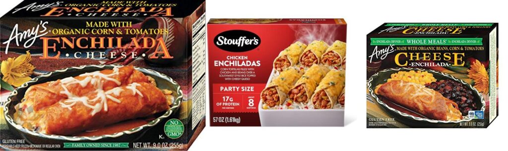 Frozen Enchiladas combined image