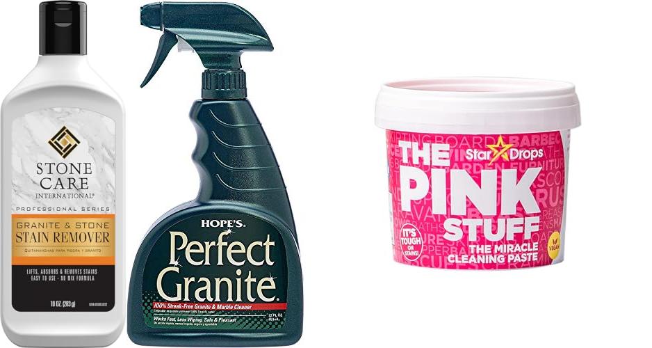 Top 5 Granite Stain Removers: Your Buying Guide 2 Granite Stain Remover combined image