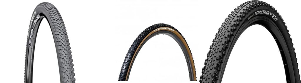 Gravel Tires Bike combined image